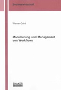 Cover: Modellierung und Management von Workflows - Shaker
