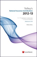 Cover: Tolley's National Insurance Contributions 2012-13 - Tolley