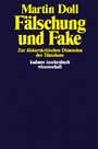 Cover: Fälschung und Fake - Kulturverlag Kadmos Berlin