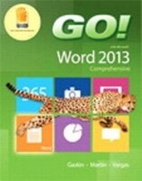 Abbildung von: Go! with Microsoft Word 2013 & Mylab It with Pearson Etext -- Access Card -- For Go! with Office 2013 Package - Pearson