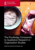 Cover: The Routledge Companion to Qualitative Research in Organization Studies - Routledge