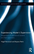 Cover: Experiencing Master's Supervision - Routledge