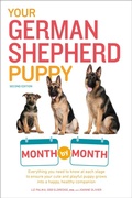 Cover: Your German Shepherd Puppy Month by Month, 2nd Edition - Alpha Books