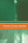 Cover: A Glossary of Corpus Linguistics - Edinburgh University Press