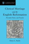 Cover: Clerical Marriage and the English Reformation - Routledge