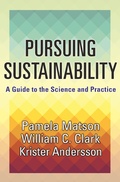 Cover: Pursuing Sustainability - Princeton University Press