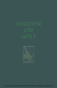 Abbildung von: Vardon On Golf - BOOKBABY