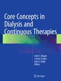 Cover: Core Concepts in Dialysis and Continuous Therapies - Springer