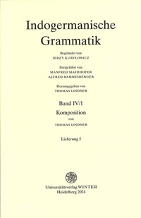 Abbildung von: Indogermanische Grammatik, Bd IV: Wortbildungslehre (Derivationsmorphologie) / Komposition - Universitätsverlag Winter