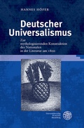 Cover: Deutscher Universalismus - Universit&auml;tsverlag Winter