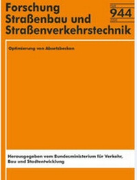 Abbildung von: Optimierung von Absetzbecken - Fachverlag NW in Carl Ed. Schünemann KG