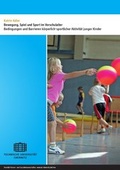 Cover: Bewegung, Spiel und Sport im Vorschulalter - Universit&auml;tsverlag Chemnitz