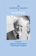 Cover: The Cambridge Companion to Popper - Cambridge University Press