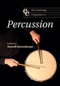 Cover: The Cambridge Companion to Percussion - Cambridge University Press