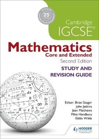 Enlarge image Cover: Cambridge IGCSE Mathematics Study and Revision Guide 2nd edition - Hodder Education