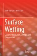Cover: Surface Wetting - Springer
