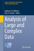 Cover: Analysis of Large and Complex Data - Springer