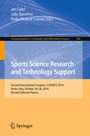 Cover: Sports Science Research and Technology Support - Springer