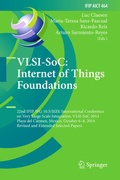 Cover: VLSI-SoC: Internet of Things Foundations - Springer