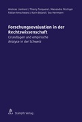 Cover: Forschungsevaluation in der Rechtswissenschaft - St&auml;mpfli Verlag AG