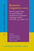 Cover: Romance Linguistics 2013 - John Benjamins Publishing Co