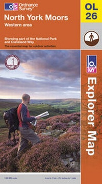 Abbildung von: North York Moors - Western Area - Ordnance Survey