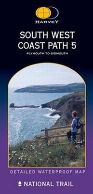 Abbildung von: South West Coast Path 5 XT40 - Harvey Map Services Ltd