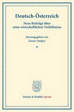 Abbildung von: Deutsch-Österreich. - Duncker & Humblot