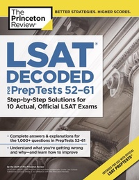 Enlarge image Cover: LSAT Decoded (PrepTests 52-61) - Princeton Review