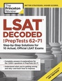 Cover: LSAT Decoded (PrepTests 62-71) - Princeton Review