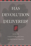 Cover: Has Devolution Delivered? - Edinburgh University Press