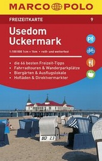 Abbildung von: MARCO POLO Freizeitkarte Usedom, Uckermark 1:100 000 - MAIRDUMONT