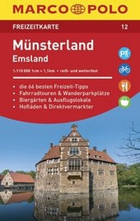 Abbildung von: MARCO POLO Freizeitkarte Münsterland, Emsland 1:110 000 - MAIRDUMONT