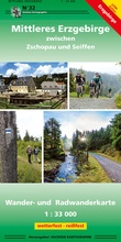 Cover: Mittleres Erzgebirge zwischen Zschopau und Seiffen - SACHSEN KARTOGRAPHIE