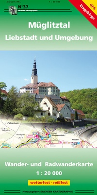 Abbildung von: Müglitztal - Liebstadt und Umgebung - SACHSEN KARTOGRAPHIE