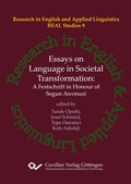 Cover: Essays on Language in Societal Transformation - Cuvillier Verlag