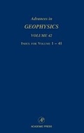 Cover: Advances in Geophysics - Academic Press