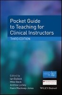 Enlarge image Cover: Pocket Guide to Teaching for Clinical Instructors 3e - Wiley