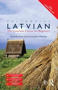 Cover: Colloquial Latvian - Routledge