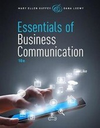 Enlarge image Cover: Essentials of Business Communication - CENGAGE Learning Custom Publishing
