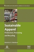 Cover: Sustainable Apparel - Woodhead Publishing