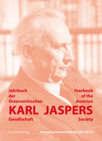 Abbildung von: Jahrbuch der Österreichischen Karl-Jaspers-Gesellschaft 28/2015 - Studien Verlag