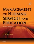 Cover: Management of Nursing Services and Education - E-Book - Elsevier