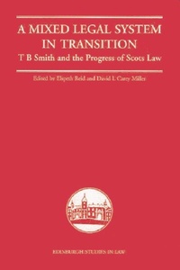 Enlarge image Cover: A Mixed Legal System in Transition - Edinburgh University Press