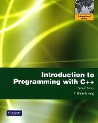 Enlarge image Cover: Introduction to Programming with C++ - Pearson