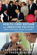 Cover: Health Care Reform and American Politics - Oxford University Press Inc
