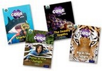 Enlarge image Cover: Project X CODE Extra: Green Book Band, Oxford Level 5: Jungle Trail and Shark Dive, Mixed Pack of 4 - Oxford University Press