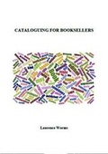 Cover: Cataloguing for Booksellers - Rare Book Society