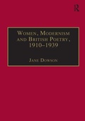 Cover: Women, Modernism and British Poetry, 1910-1939 - Routledge