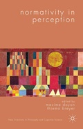 Cover: Normativity in Perception - Palgrave Macmillan